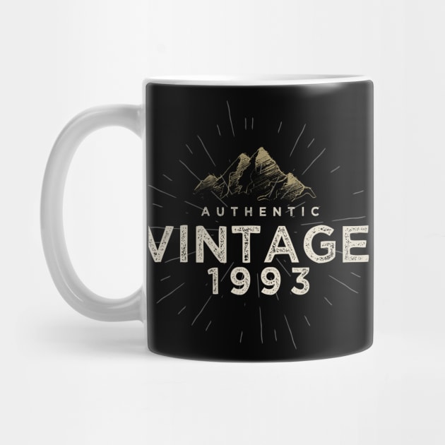 Authentic Vintage 1993 Birthday Design by DanielLiamGill